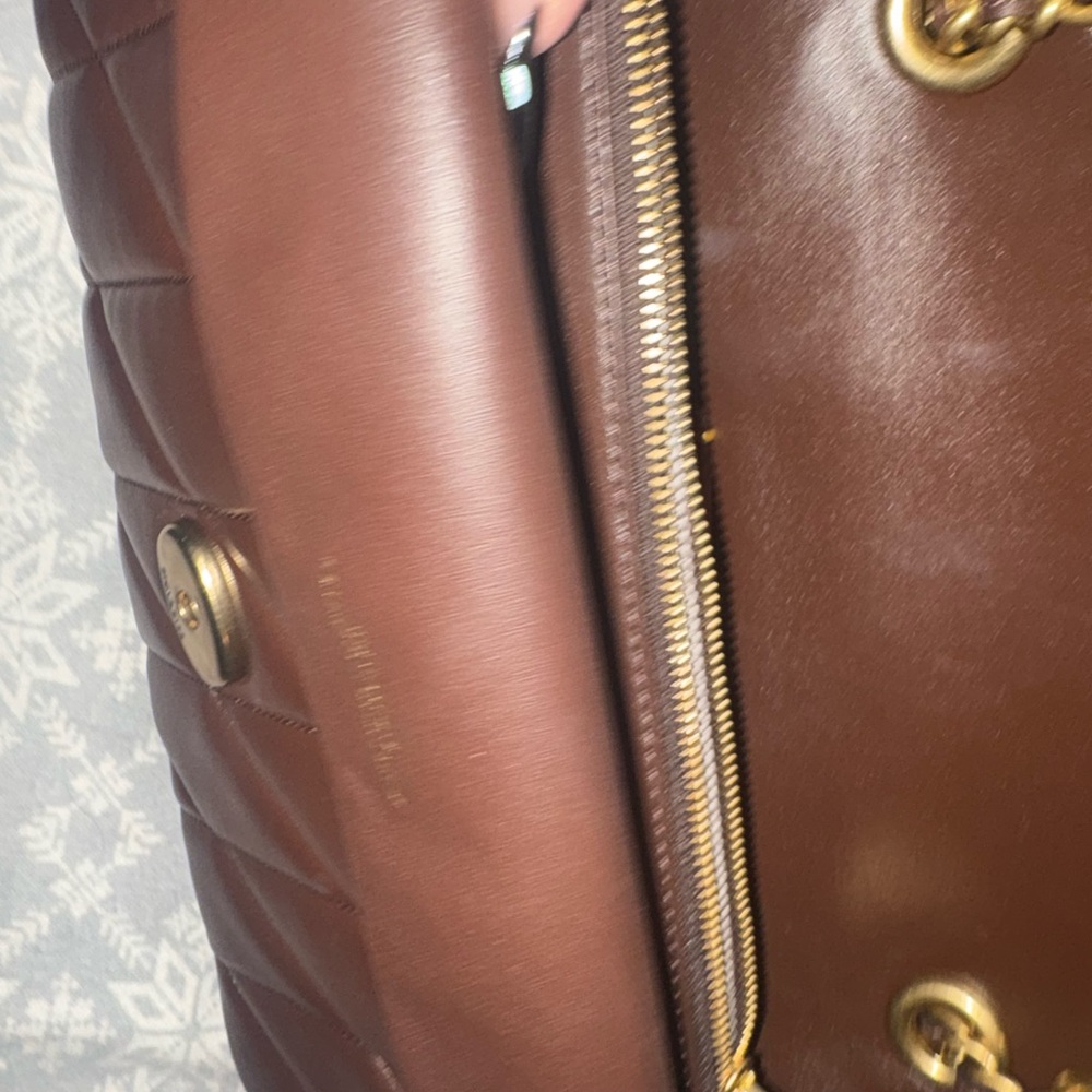 Coach Quilted Brown Crossbody Tabby 26 - Picture 5 of 14